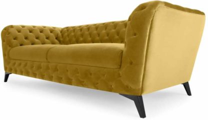 f88849d877d986b0303ea32054f13e9001299671a0c35bf48cc78024818d0d32.jpg An Image of Sloan 3 Seater Sofa, Vintage Gold Velvet