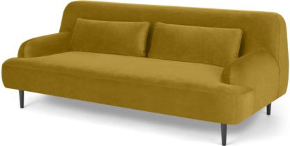 f93116ac5d693191ccef59309fa06654452552c5891f4fe53d15602d6b29a6b5.jpg An Image of Giselle 2 Seater Sofa, Vintage Gold Velvet