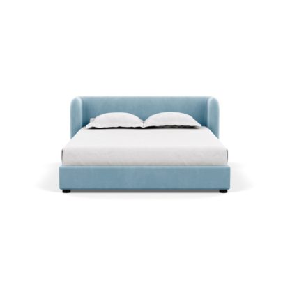 0538d39c612b681030ba7f19bf30667810693bf514a57844f1c35739590f6d43.jpg An Image of Heal's Group Bed King Varese Velvet Alchemilla