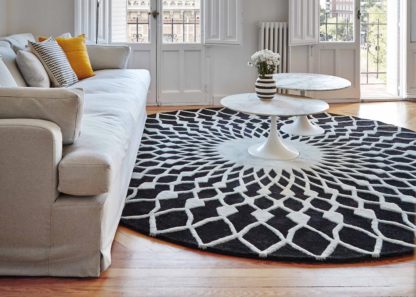 08f1b62270f2a62abf968278a1a161a73df35245e5fd753ab4be7816c627b2f9.jpg An Image of Gandia Blasco Trama Round Rug