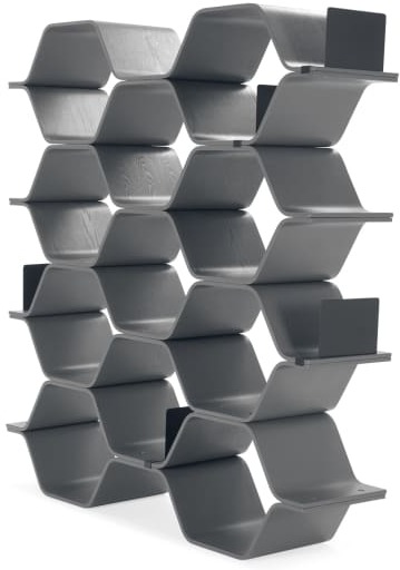 0be6c7ada6d7138334092a6346106dc69568ba5ad92a4aa5ec2950bbd83c0678.jpg An Image of Polygon Shelving Unit, Grey