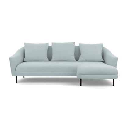 0c5972b48930b8cba37303ff7accc03fada4974d2c1d1a034cd32935ca362b9b-1.jpg An Image of Heal's Portobello Corner Chaise RHF Brecon Charcoal Black Feet