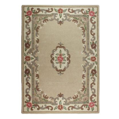 17e7d7cc90d5f5d389bc07afe2539580ec98e19fd74ed58d1af471737d0defa5-1.jpg An Image of Lotus Premium Aubusson Rug Green