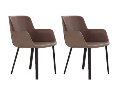 2531454f7dbf1b8438da9382bdc423e20efc038d0f5b25daa559986cb5b91ac6.jpg An Image of Amura Panis Pair of Armchairs