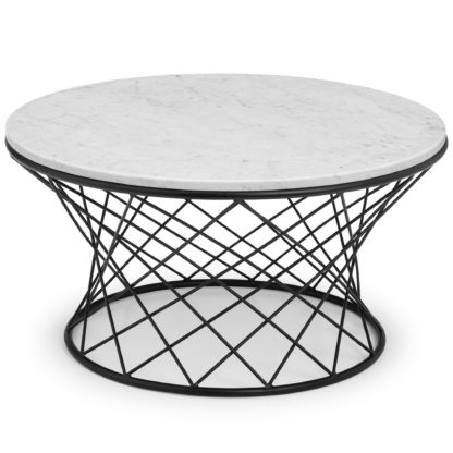 2cdb81517b9aa44545256112270438797e1114a155b63400cfac105c89cc4b21-1.jpg An Image of Trevi Real Marble Coffee Table White