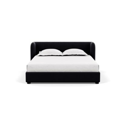 2e43741f2f2727900c3a5d681ae26f3f24b8127f7a513eb7086ebf3a5d2375d5.jpg An Image of Heal's Group Bed King Varese Velvet Alchemilla