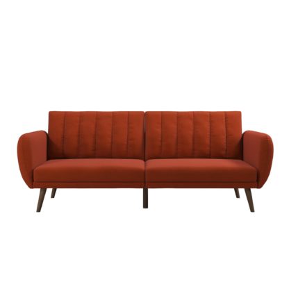 34657a123036229c340260cbec692ea75a54e6fee0a9091b37863a8aaaece31f-1.jpg An Image of Brittany Linen Sofa Bed Blue