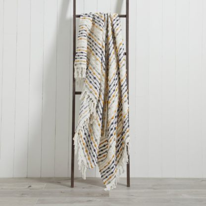 39a837003de6bff48221debf0080922b620a4a69e273701b3b435643579775aa-1.jpg An Image of Dhadit 130cm x 150cm Throw Blush, Grey and White