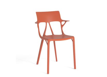 3d46f07912c4f83c6bd75fc652598e18e3e425d5df06d29bb3d47308c5b3cc16.jpg An Image of Kartell Ai Chair White - *Min 2 Chairs*