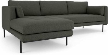 3e3a44ed2d6c748b0ce4f43e631d441e451ecb249a20d5fe279ac24c8aac8fbb.jpg An Image of Harlow Left Hand Facing Chaise End Corner Sofa, Hudson Grey