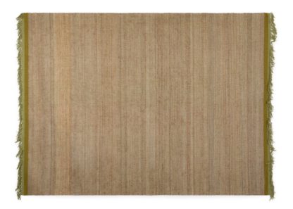 48dff8a45eb9ee472be161bde1cbcd0dd3dd4f5604e36bd201e48ee32970419c.jpg An Image of Heal's Hanson Jute Rug Olive 120 x 180cm