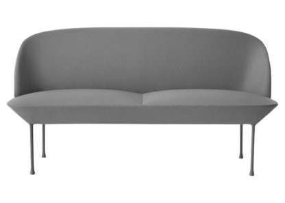 4f9b9ca26359e6a1eacb8e5e9a039c6777de6d042ef0cfbc67b6ab1ad5e6ac54.jpg An Image of Muuto Oslo 2 Seater Sofa Steelcut 160 Grey