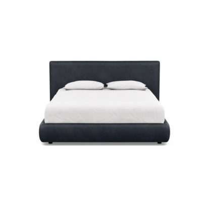 50b4f3833d84331a8ad6c3cb65bee6ebe21f53ef147f77e9aa135e99bd71e567.jpg An Image of Heal's Alba Storage Bed King Luxury Leather Anthracite