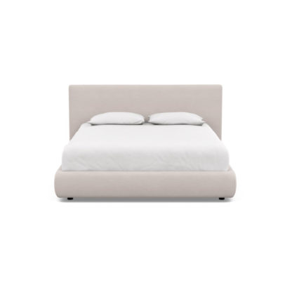 54bddc24409fb345b49746a97e14b77ede5d1b47e18486dab16fb204fea20938.jpg An Image of Heal's Alba Storage Bed King Luxury Leather Anthracite