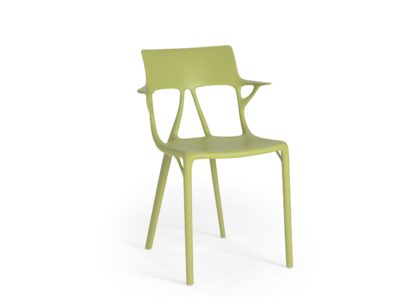 58244ae8a85ac9cfd1d7ef77a1d8e862ca868287339200d20049c8ba87ca77af.jpg An Image of Kartell Ai Chair White - *Min 2 Chairs*