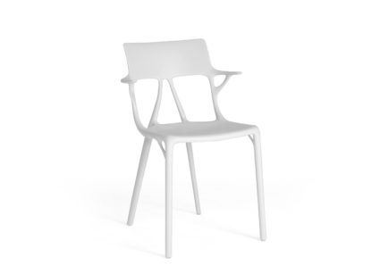 583d8e8e00b3902c5433f924e8f9666c607363498f87d2e1eb35ef258cdf82ea.jpg An Image of Kartell Ai Chair White - *Min 2 Chairs*