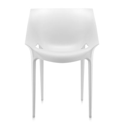 5afa3f52d5b13ba68ec46af841bc0545571dfb9f54bce7594f22efc1c3de624e.jpg An Image of Kartell Dr Yes Armchair Stacking White *Min 2*