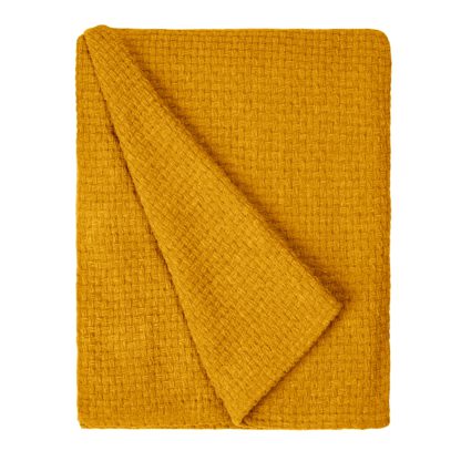 5de67625c76094b2a2e27988272eedb280af4d90f381973bdb998a53576f199e-1.jpg An Image of Chenille Basketweave 130cm x 180cm Throw Teal (Blue)