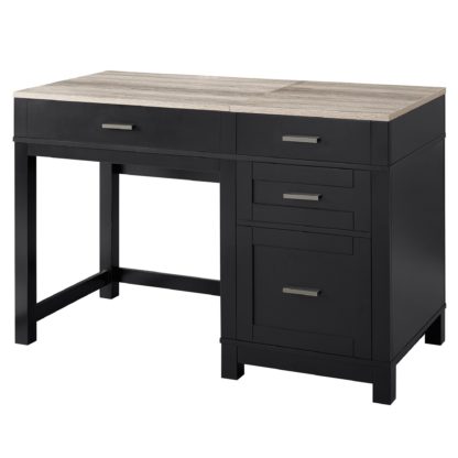 5e1518a3fe28fafe792c88c2a2433c6189113f992f9a443268dd80790fda6c9f-1.jpg An Image of Caver Lift-Top Desk Black
