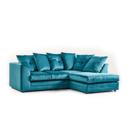 720bd67915c673ede62984781c6aff8241319b13ab4c4d853baab619abefd035-1.jpg An Image of Blake Right Hand Grey Velvet Corner Sofa Grey
