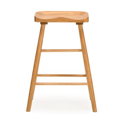 7e65cdf862fc1e75af6c6ecf404a1d9d48132259f89cc47c59f8ae00ade346d4.jpg An Image of Loxwood Bar Stool Oak Brown