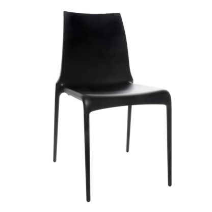 8c245e86df4a479227306bbb96969c1ee0fde7658f26bddf9645ec996b1451ed.jpg An Image of Ligne Roset Petra Dining Chair Black