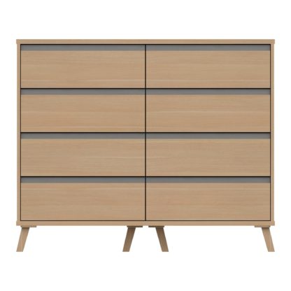 9620933b86793f2565012ac6cc8af8c9c7e14838fa890249e003af5efcfe47fd-1.jpg An Image of Jenson 8 Drawer Wide Chest Light Oak