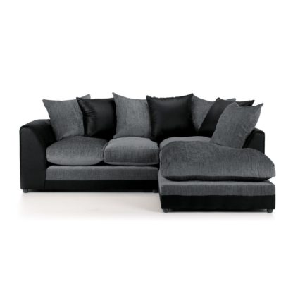9a39f750bf9890c691bb97e80d8110aabfa3baece24dccd9ffc9e5ab07993b78-1.jpg An Image of Denver Right Hand Corner Sofa Black
