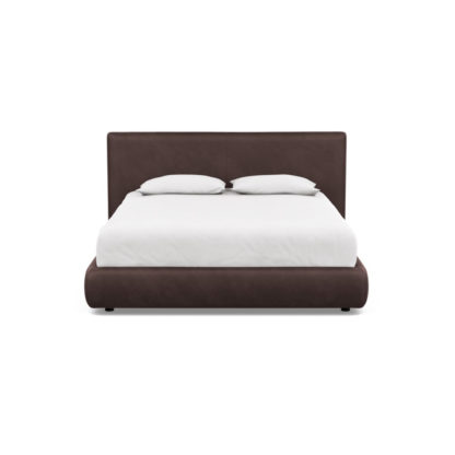 a3c9f16ee2542a974155a101eb2bde9c75342ad4ef2603d5b82abe090ecd61b1.jpg An Image of Heal's Alba Storage Bed King Luxury Leather Anthracite