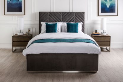 a93130f8bba8864e93017ba0452025267f22c65c80daf8828ecd5772327ae631.jpg An Image of Polter Storage Bed Steel Grey