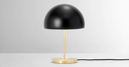 baee3f5b602179961a041a413f0289cd412a5ed18b1acb50fbf614a758848a6e.jpg An Image of Collet Table Lamp, Black & Brass