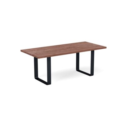 be6c426d486cac3197ce0118db43e7a3f21d7da6bc68c4a2cd27be414b02cdcc.jpg An Image of Heal's Prague Table 180x90cm Natural Oiled Oak Natural Edge Not Filled