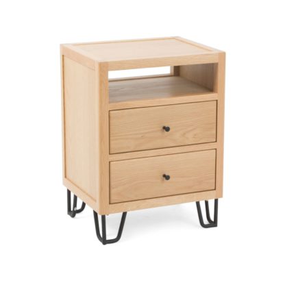 c0d25ecefeba1d3d95860e8ec5a05693d60c7daf9c339e71a87c5f3e87a9b2ae.jpg An Image of Heal's Brunel Bedside Table