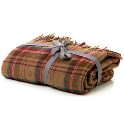 c28e26af03b5620f671393a56b735d9e47f7c0c6679b53013655cdf2c0a035e6-1.jpg An Image of Checked Tweed Red Throw Red