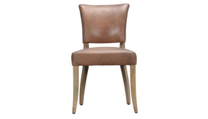 ca9913f07d9a2fd044804564db7945197eb8eb99cee860b18ee2ab1c19f1c10f.jpg An Image of Timothy Oulton Mimi Dining Chair Destroyed Raw Leather