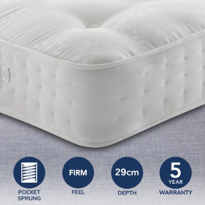 cfc5d12ebe1af4998bd13f25eb9e786f25e1dd42b5d1cb50776395c325fc727f-1.jpg An Image of Silentnight 2000 Pocket Ortho Mattress White