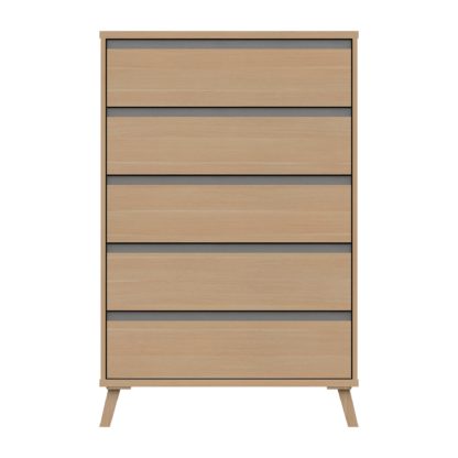 d3cc24c9eb141ec764374530e0734c7a439f7ee85480aea3916ba81111bc6eb8-1.jpg An Image of Jenson 5 Drawer Chest Light Oak