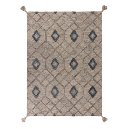 d6c48d283a49d2d4f2a3b3733f9c2398ccfc342d3299933224c02e34ef0207d0.jpg An Image of Diego Geometric Rug Diego Grey