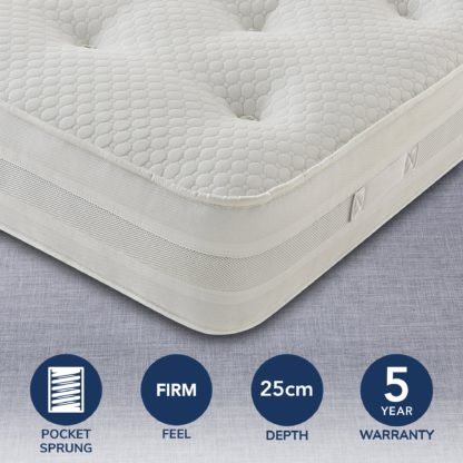 d9e639b563be116653998f78f239d548cf5fabb3325559f3b6f031c1596cdaee-1.jpg An Image of Silentnight 1400 Pocket Ortho Mattress White