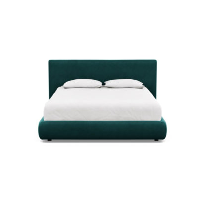 e6ea0fd2f055d76f087c28e630caf050d3a9a5443afb9ae705cacdbc80c745b1.jpg An Image of Heal's Alba Storage Bed King Luxury Leather Anthracite