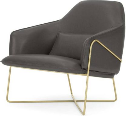 e8030a7b30df2b0b034dfbf6183e7b9daf50631cae445691774b9b320aaeb212.jpg An Image of Stanley Accent Armchair, Knight Grey Leather