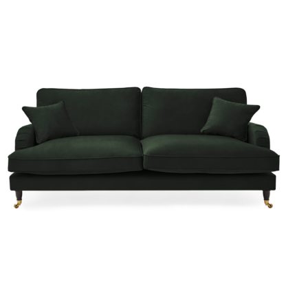 ec3044dc81d0cc3a74198ed28a3db63c8a1afdd49b7ec353855b41821486c6c7-1.jpg An Image of Rupert 4 Seater Velvet Sofa Bottle (Green)