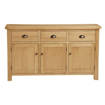 ec6a1a2dff3304a837f5150e8c86d3f99c6ce4ad5d6eff3ce950951f5cc3aac4-1.jpg An Image of Sherbourne Oak Large Sideboard Natural