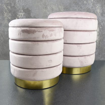 f145af6f9f2148a2e7e220a3d57f52e84ad05c6c0aa872170ce6633194adac8c-1.jpg An Image of Erne set of 2 Footstools Pink