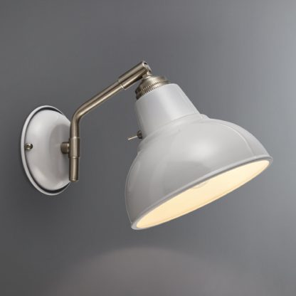 f697f1dd1e616bd52fec2e0609f01a0aec165f158955b87e52d4c6a417fbec2d-1.jpg An Image of Bradwell Dove Grey Wall Light Dove (Grey)