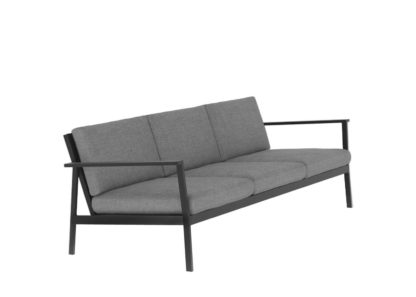 fffc80fd3e81346ad2ac57784dfc0e3ec2631fdb6a39ad9a84ed9e60e8409a3d.jpg An Image of Case Eos Outdoor 3 Seater Sofa Black