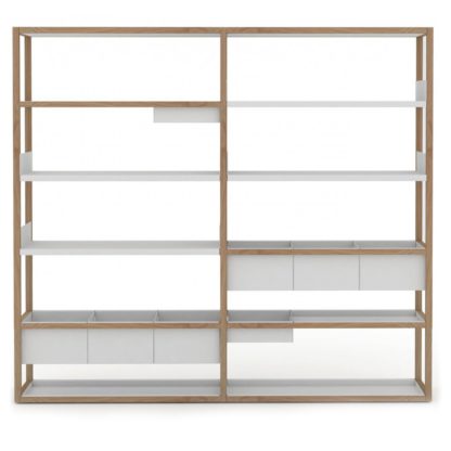0187b31dd7e8809130c09b05197a668e451f005aa57c561a5d651f111cac902d.jpg An Image of Case Lap Tall Shelving 2m Complete Without Drawers