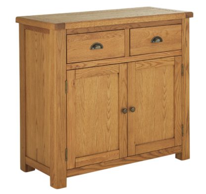 06290be12be9aa961a399f42806fdb3e582299825cd3433d190747f9ff8e8f0b.jpg An Image of Habitat 2 Door 2 Drawer Sideboard - Oak