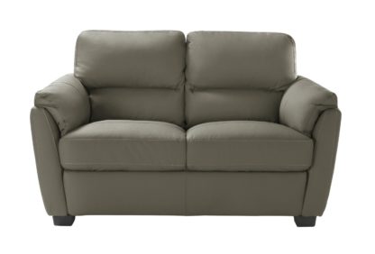 1500ca48cc34396d7a0bf925b5f769d24dd46f01f48ce739d048fd1d9df7f556.jpg An Image of Argos Home New Trieste 2 Seater Leather Mix Sofa - Grey