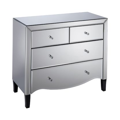 192ec5409f79154fbdcead4cad2e29abab5be23bd9546013f1445b62a5aa1a47.jpg An Image of Palermo 2 Over 2 Drawer Chest Silver